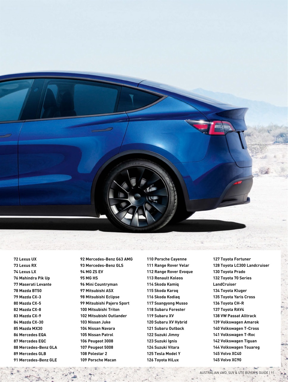 Australian 4WD and SUV Buyers Guide Preview Pages