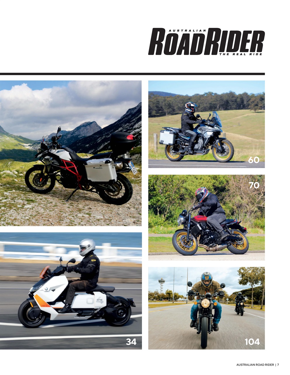 Australian Road Rider Preview Pages