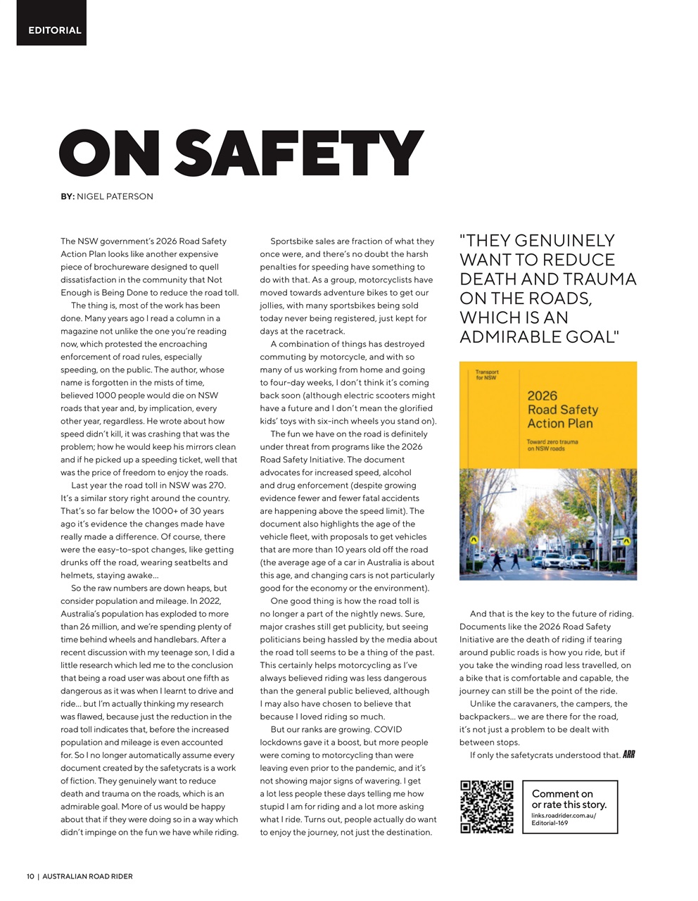 Australian Road Rider Preview Pages