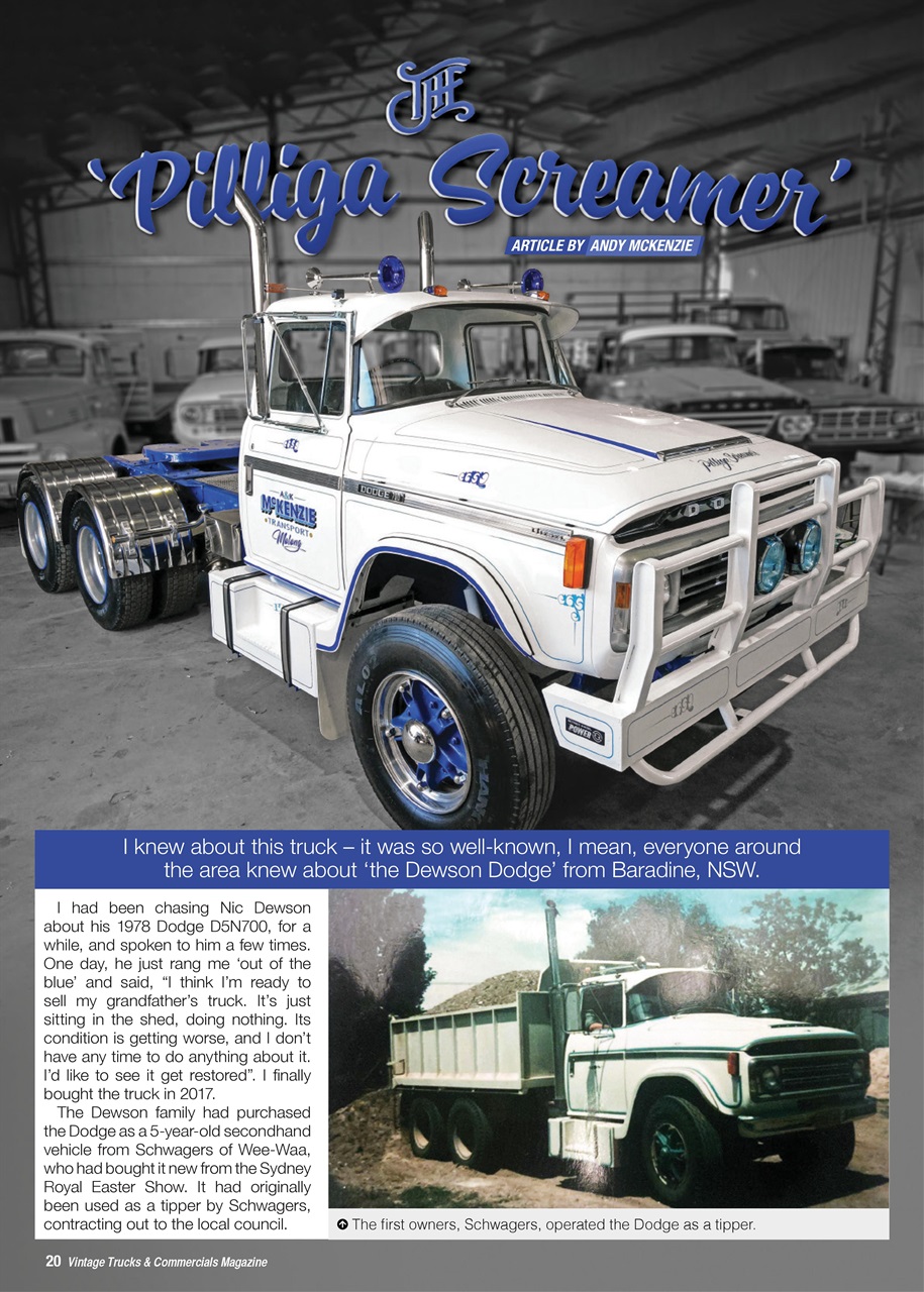 Vintage Trucks & Commercials Preview Pages