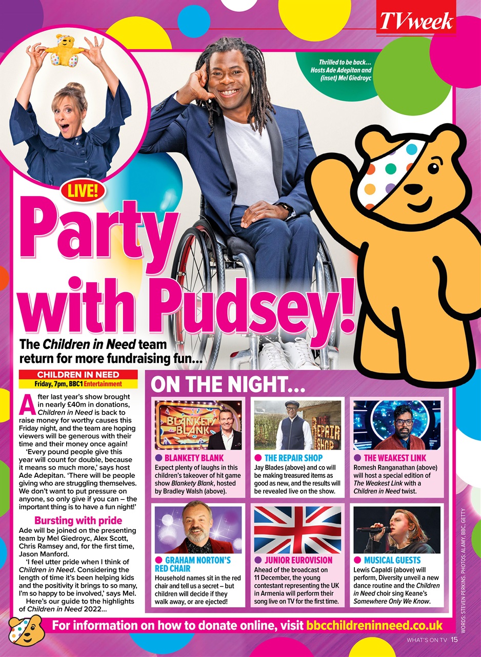 What's on TV Preview Pages