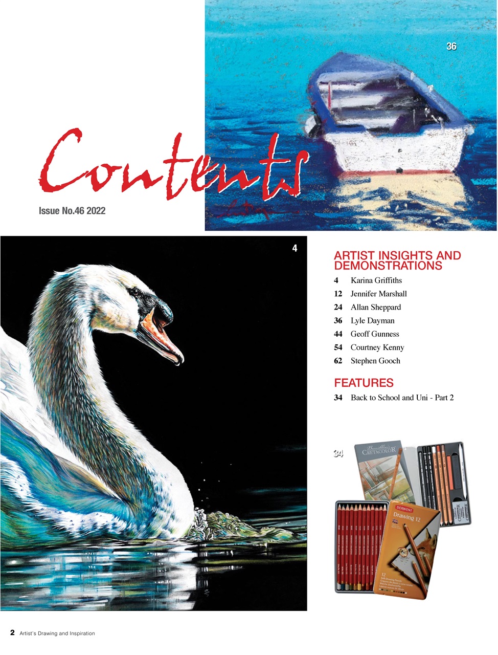 Australian Drawing and Inspiration Preview Pages