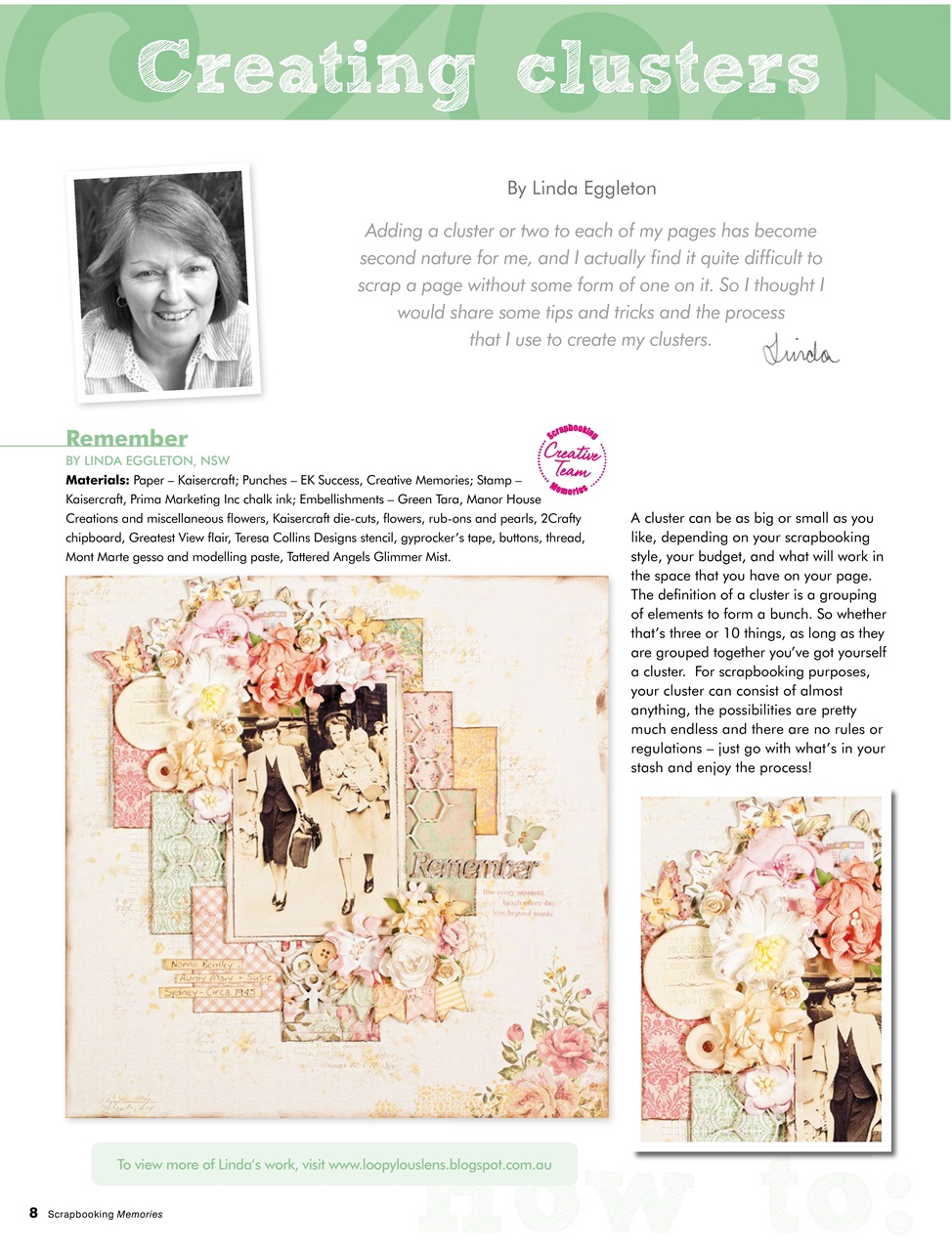 Scrapbooking Memories Preview Pages