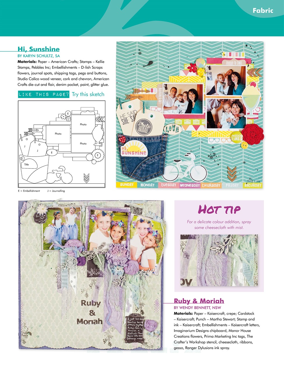 Scrapbooking Memories Preview Pages