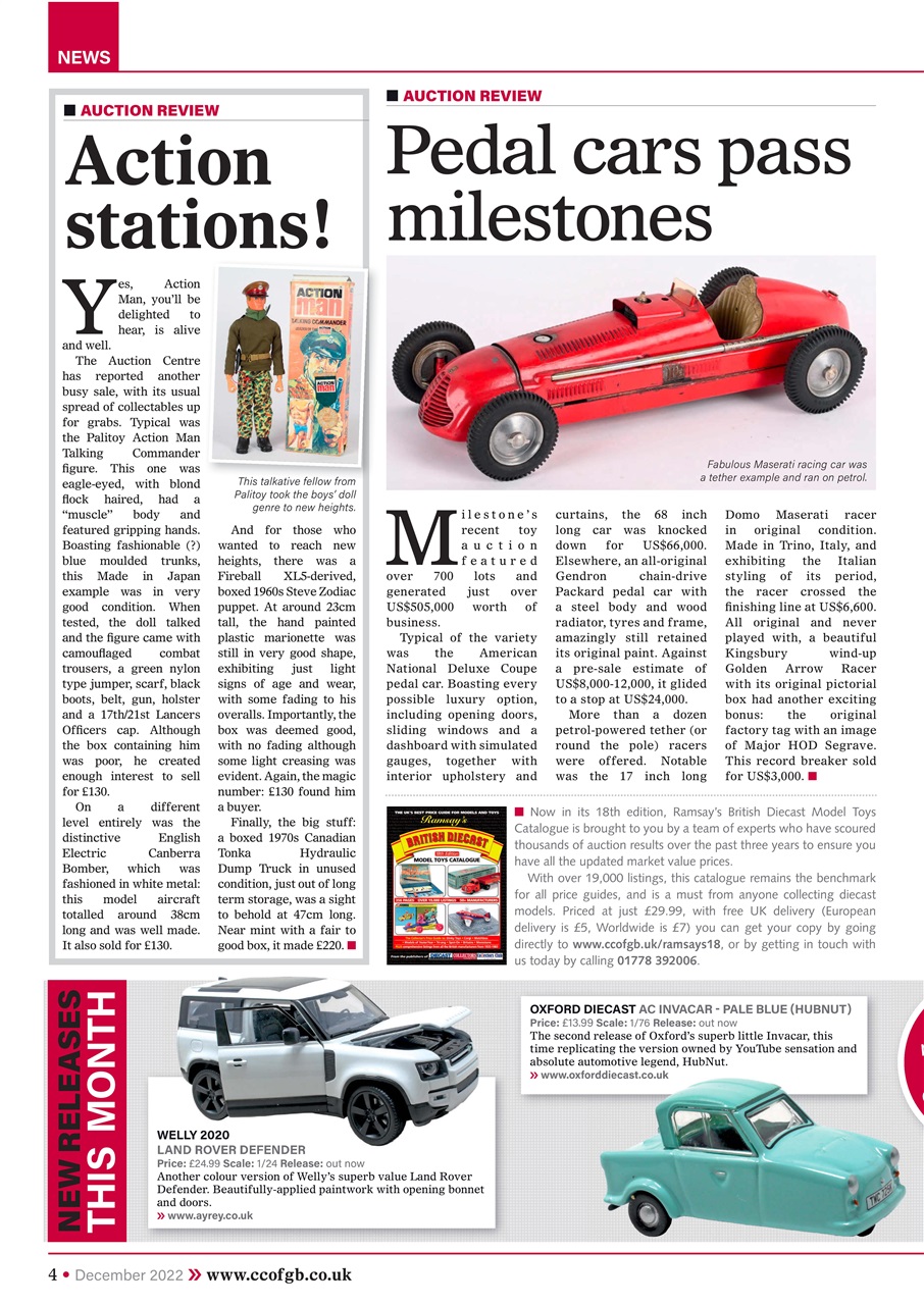 Collectors Gazette Preview Pages