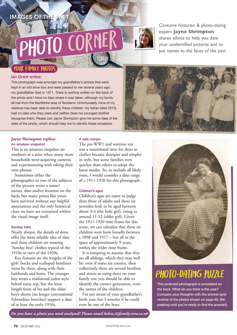 Family Tree Preview Pages