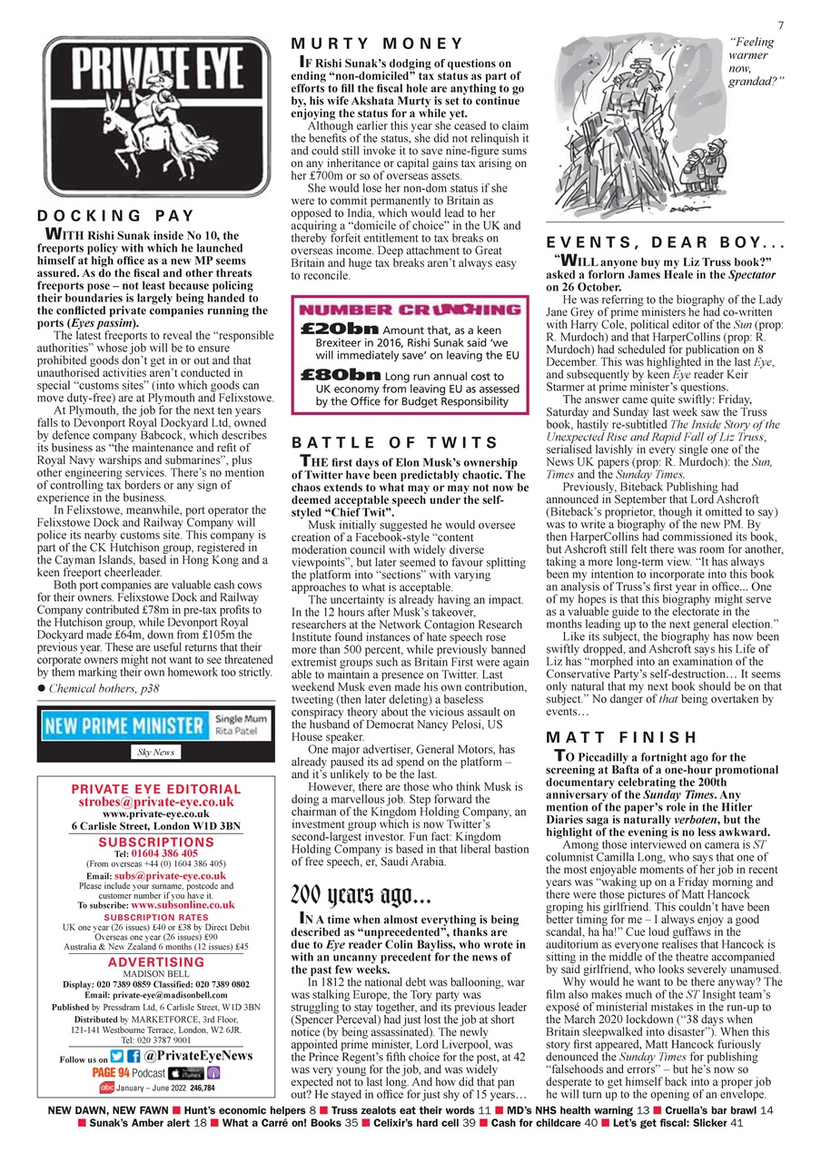 Private Eye Preview Pages
