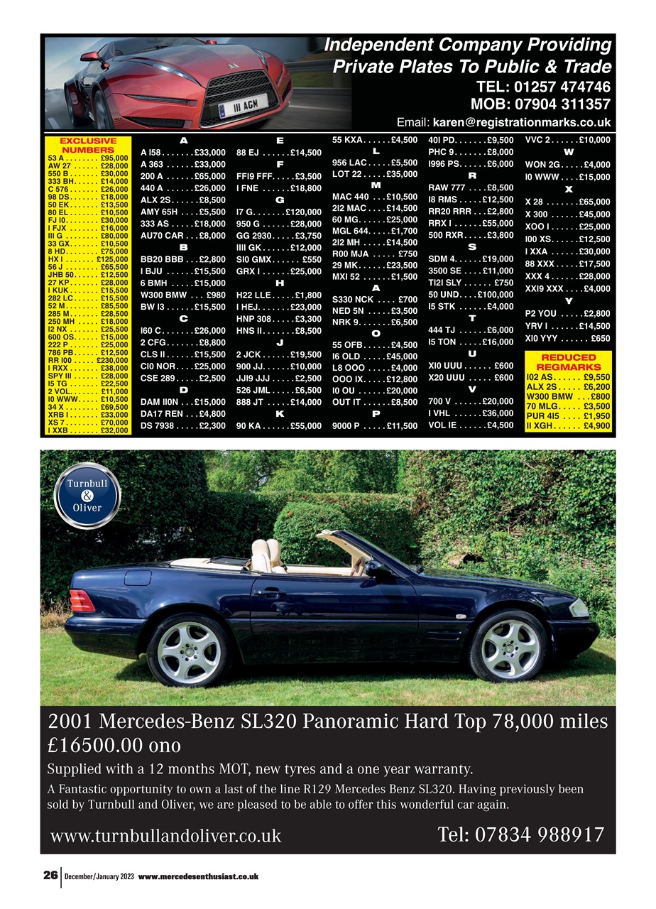 Mercedes Enthusiast Preview Pages