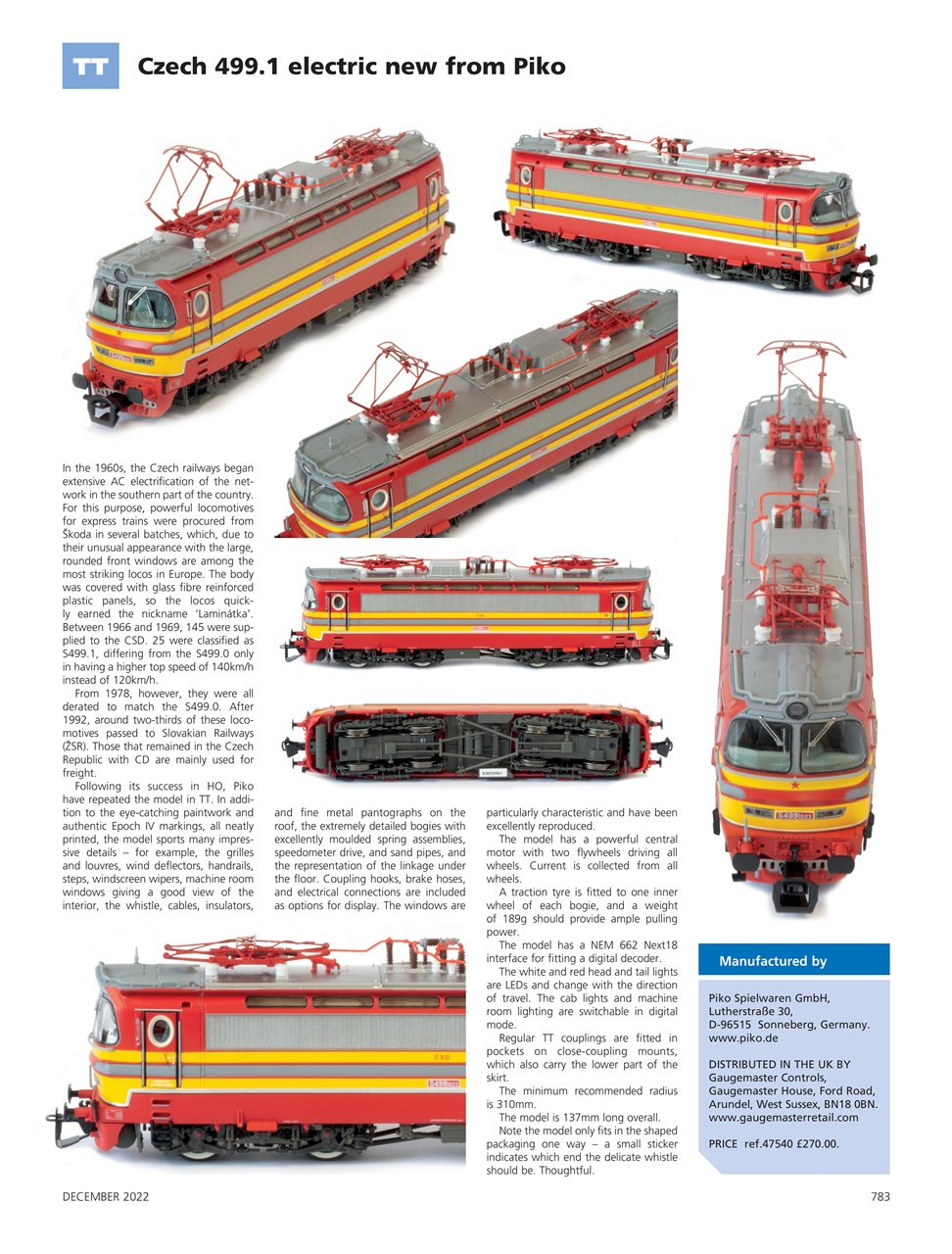 Continental Modeller Preview Pages