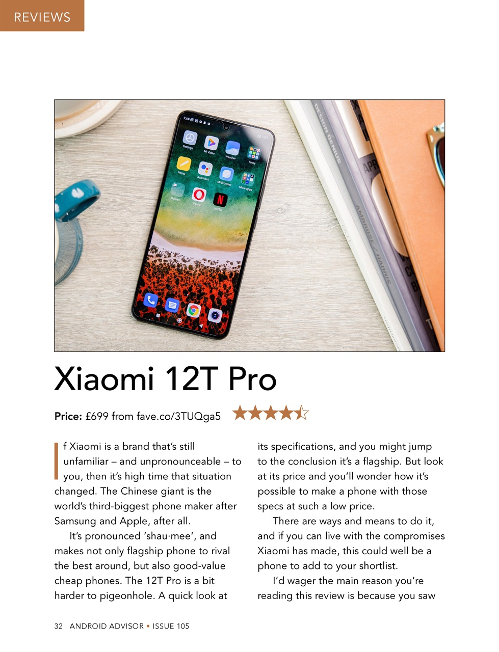 Android Advisor Preview Pages