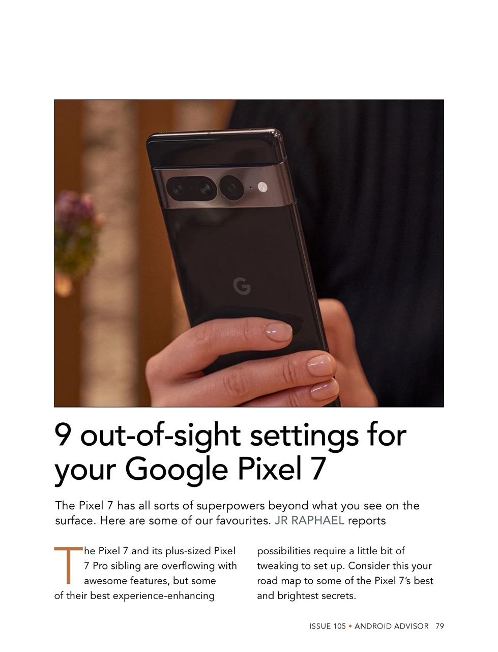 Android Advisor Preview Pages