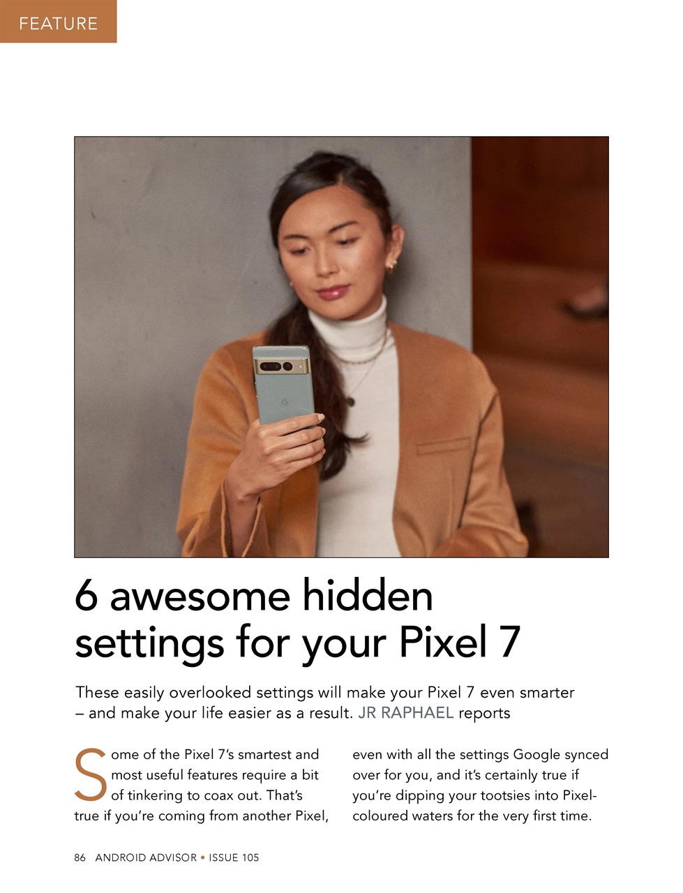 Android Advisor Preview Pages