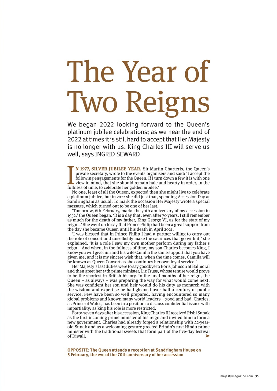 Majesty Magazine Preview Pages