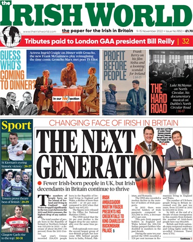 Irish World issue 1850