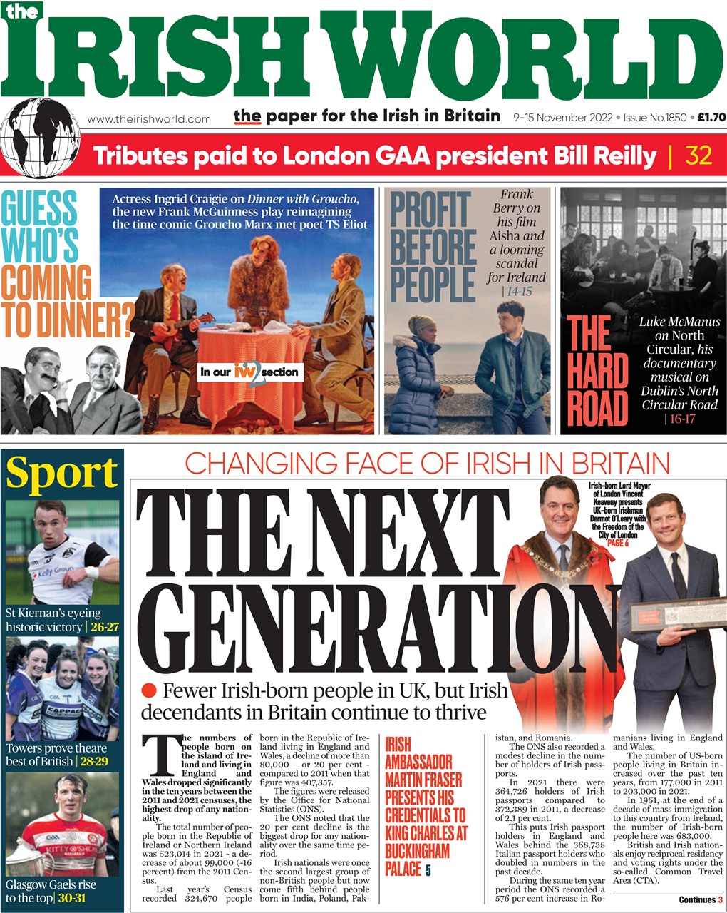 Irish World Preview Pages