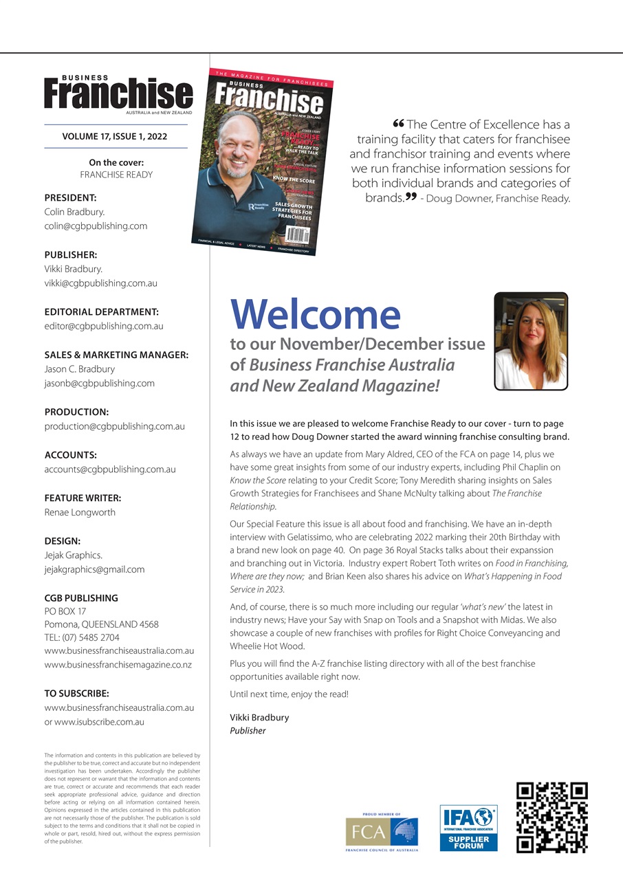 Business Franchise Australia&NZ Preview Pages