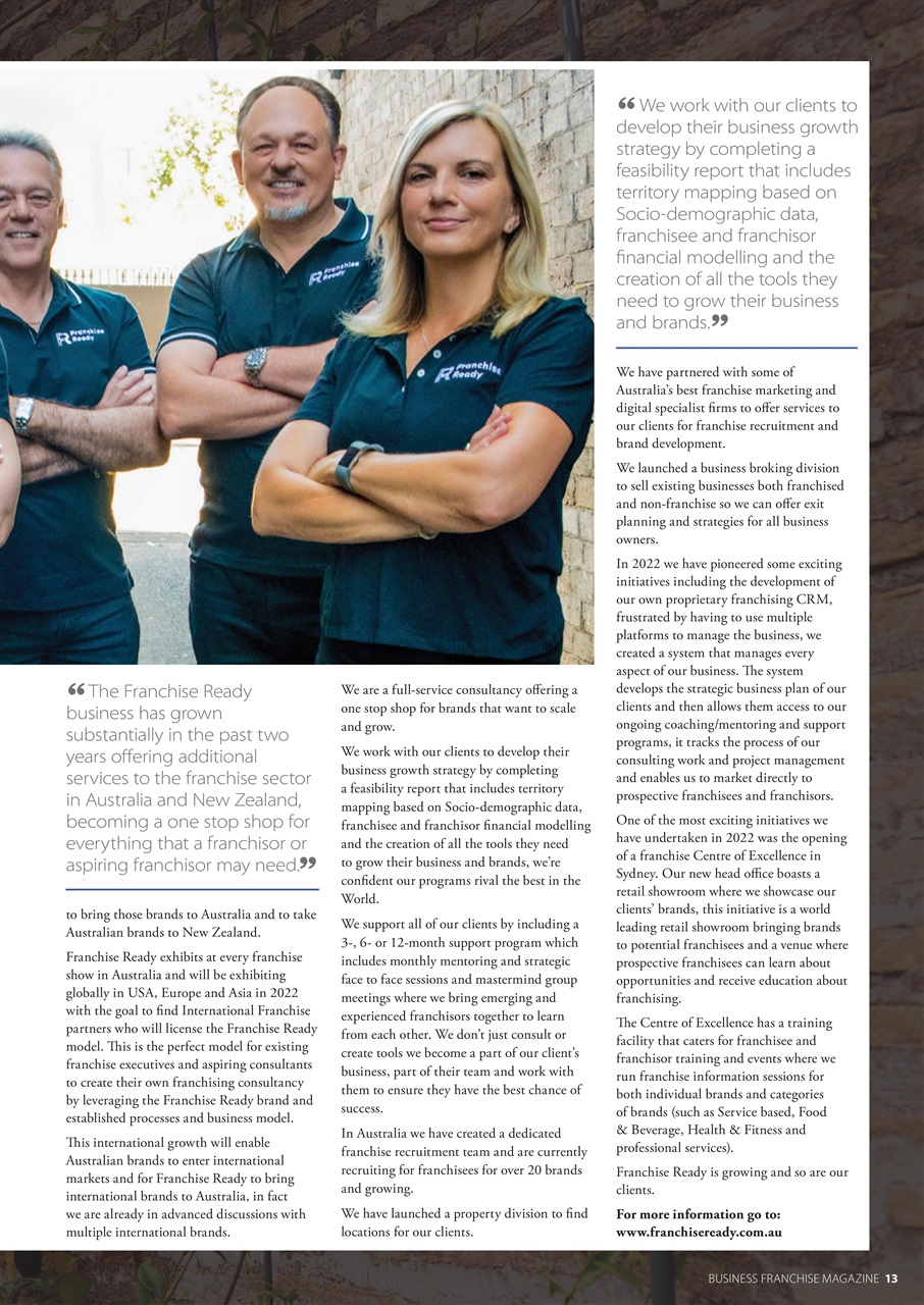 Business Franchise Australia&NZ Preview Pages
