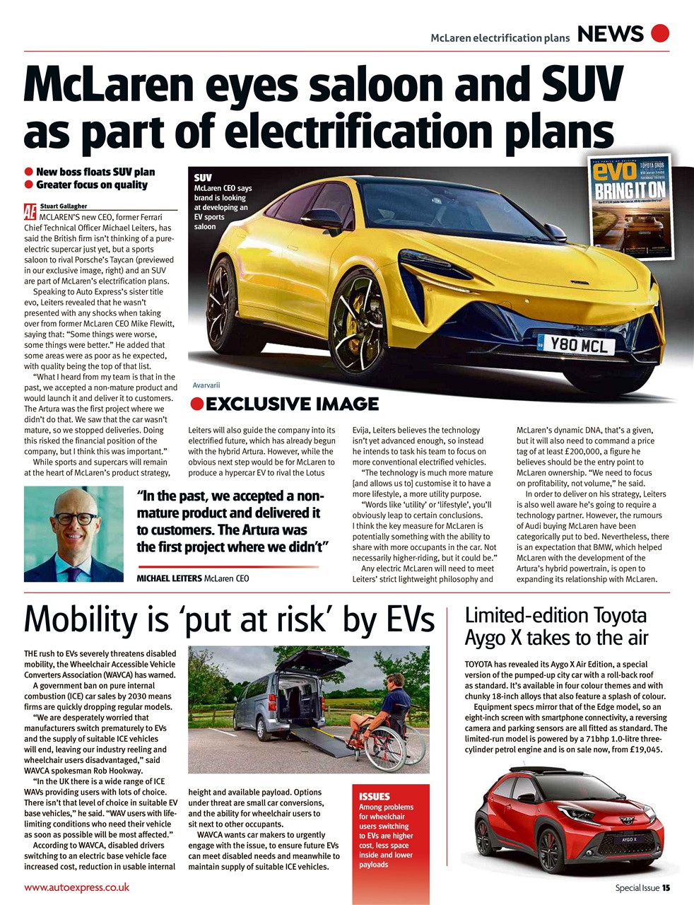 Auto Express Preview Pages