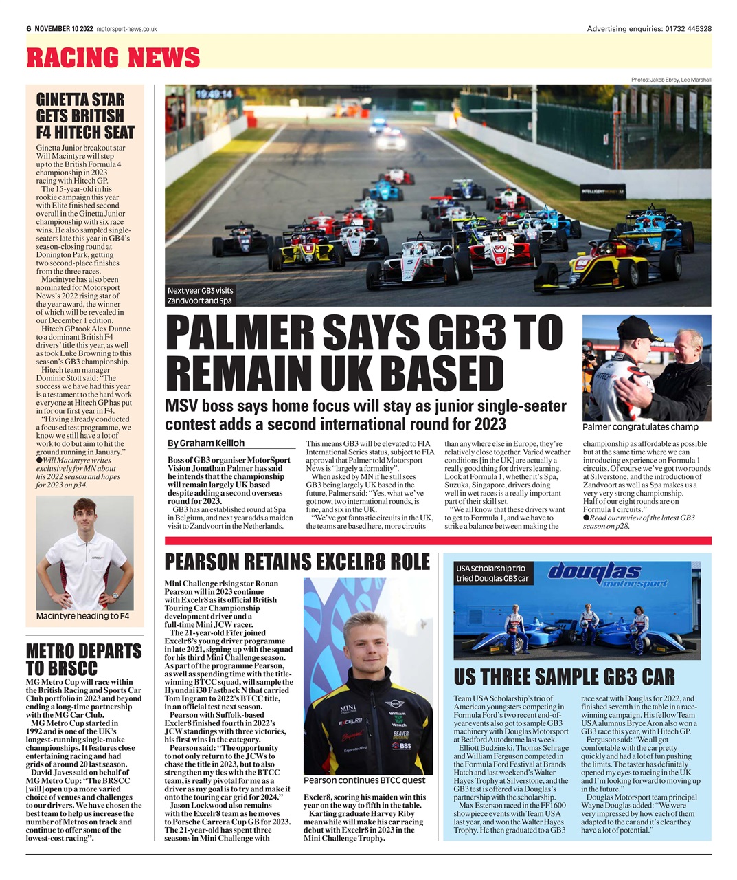 Motorsport News Preview Pages