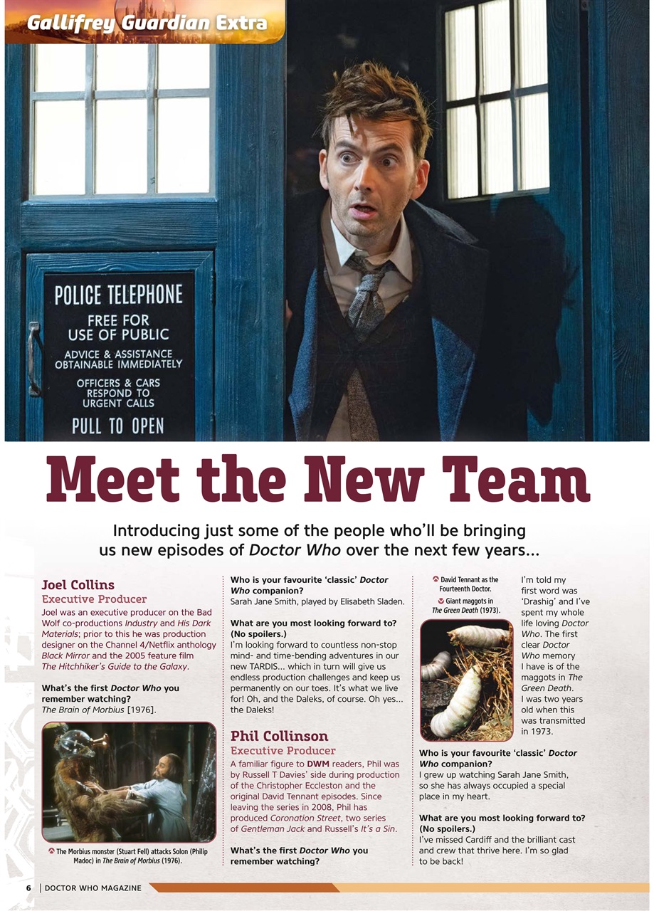 Doctor Who Magazine Preview Pages