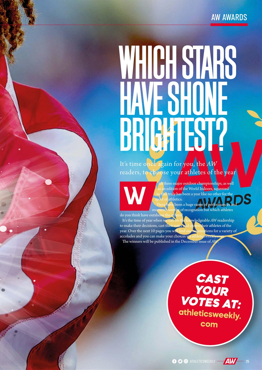 AW – Athletics Weekly Magazine Preview Pages