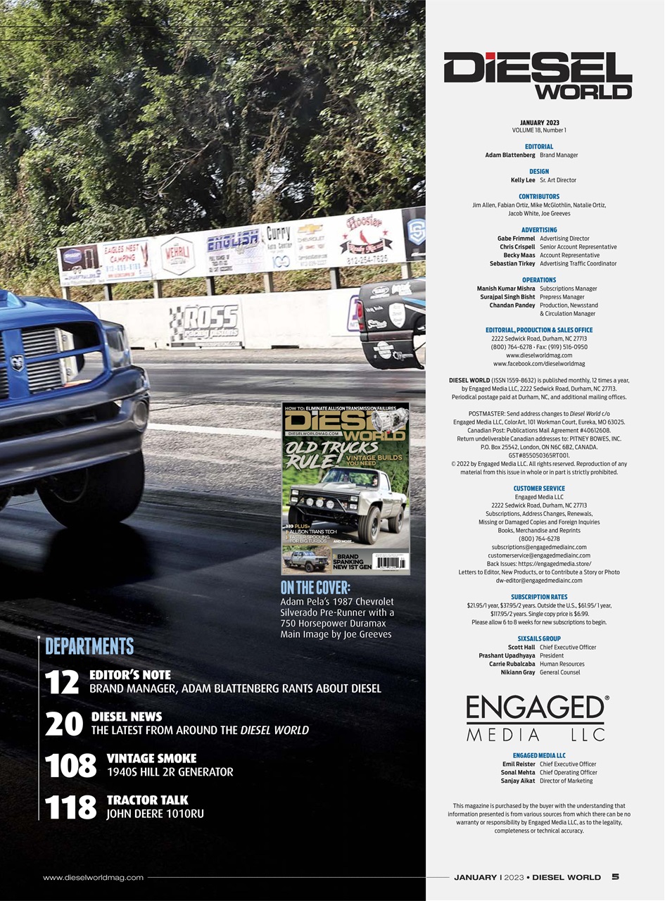 Diesel World Preview Pages