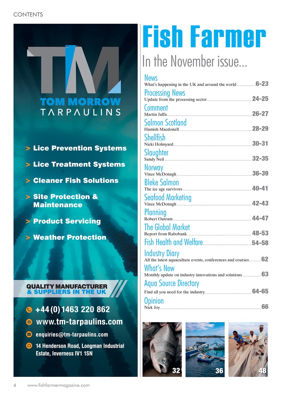 Fish Farmer Magazine Preview Pages