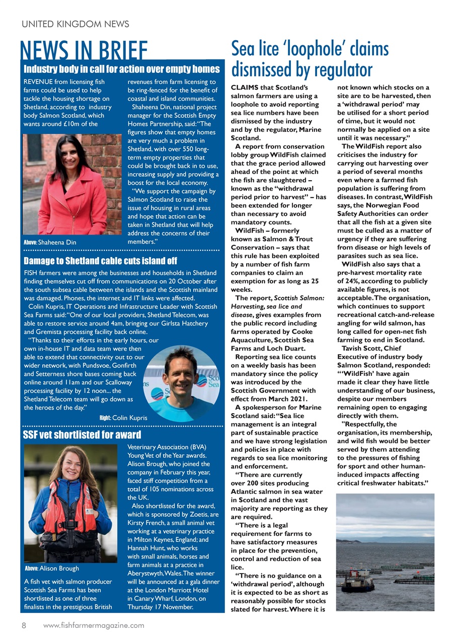 Fish Farmer Magazine Preview Pages