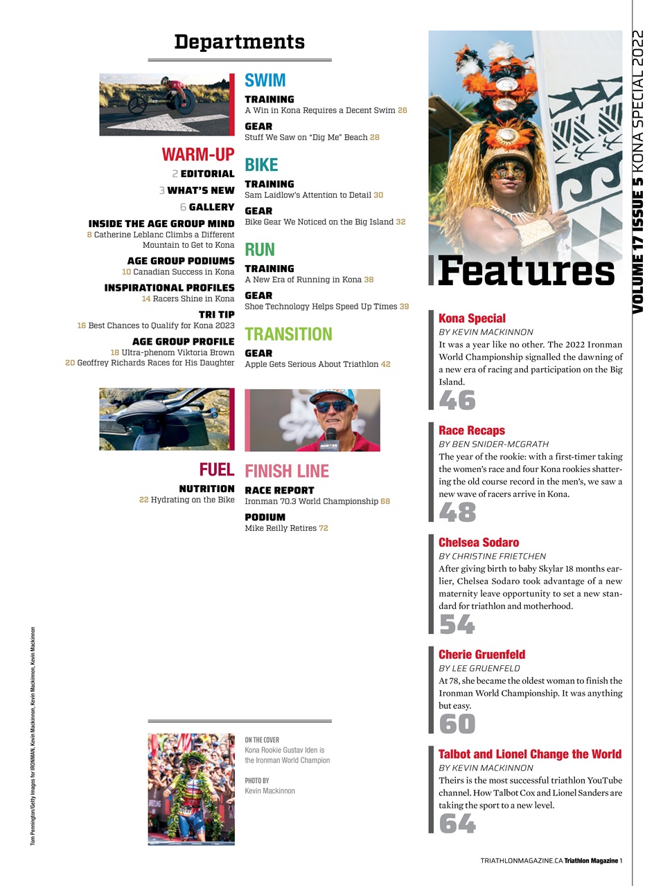 Triathlon Magazine Canada Preview Pages