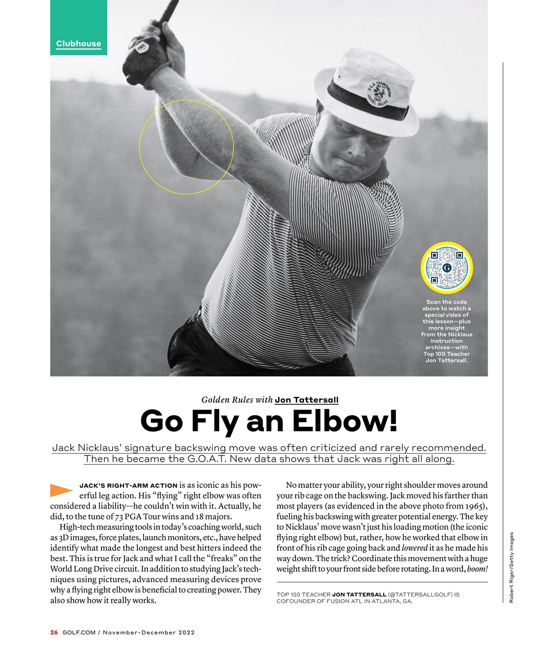 Golf Magazine Preview Pages