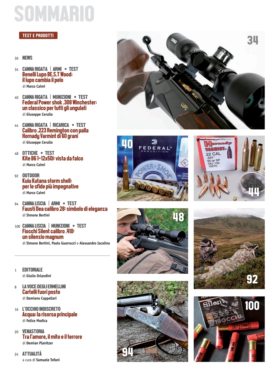 Caccia Magazine Preview Pages