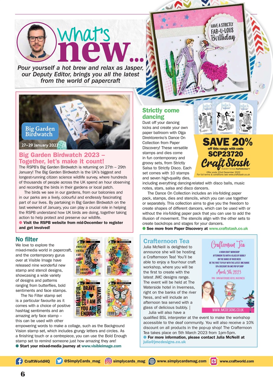 Simply Cards & Papercraft Preview Pages