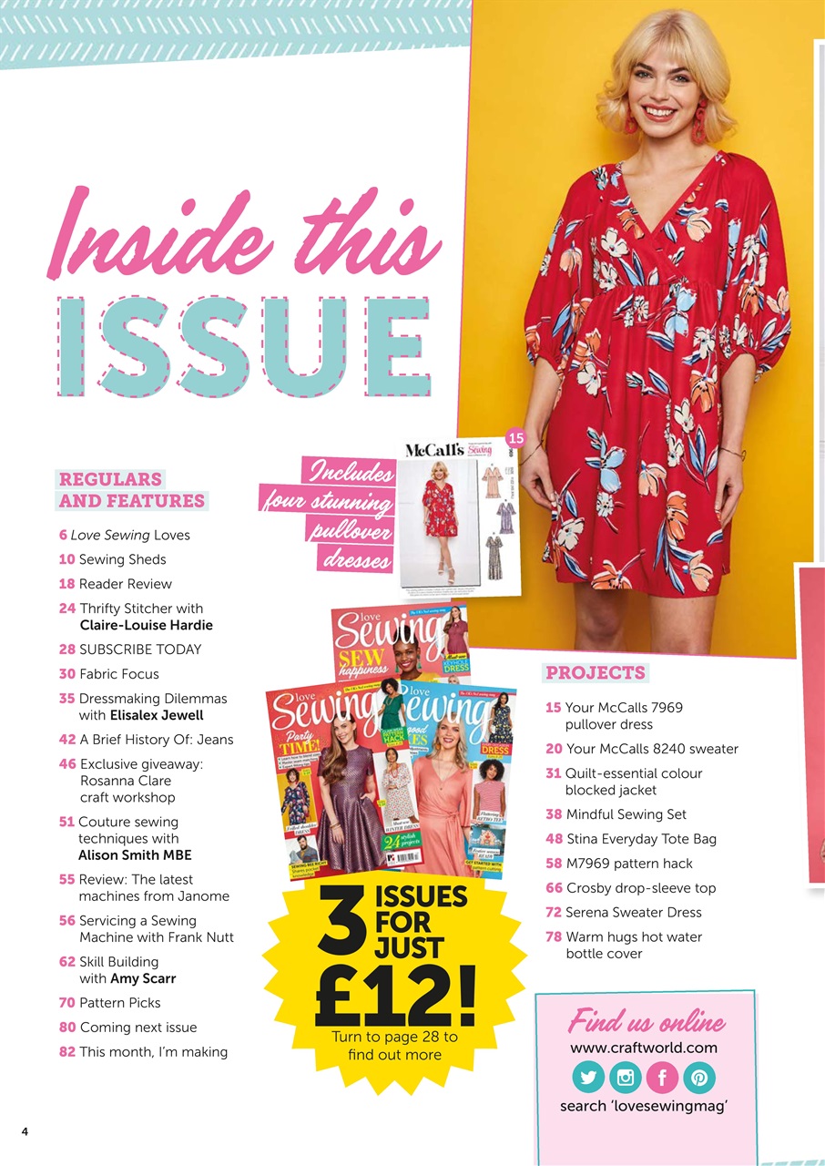 Love Sewing Preview Pages