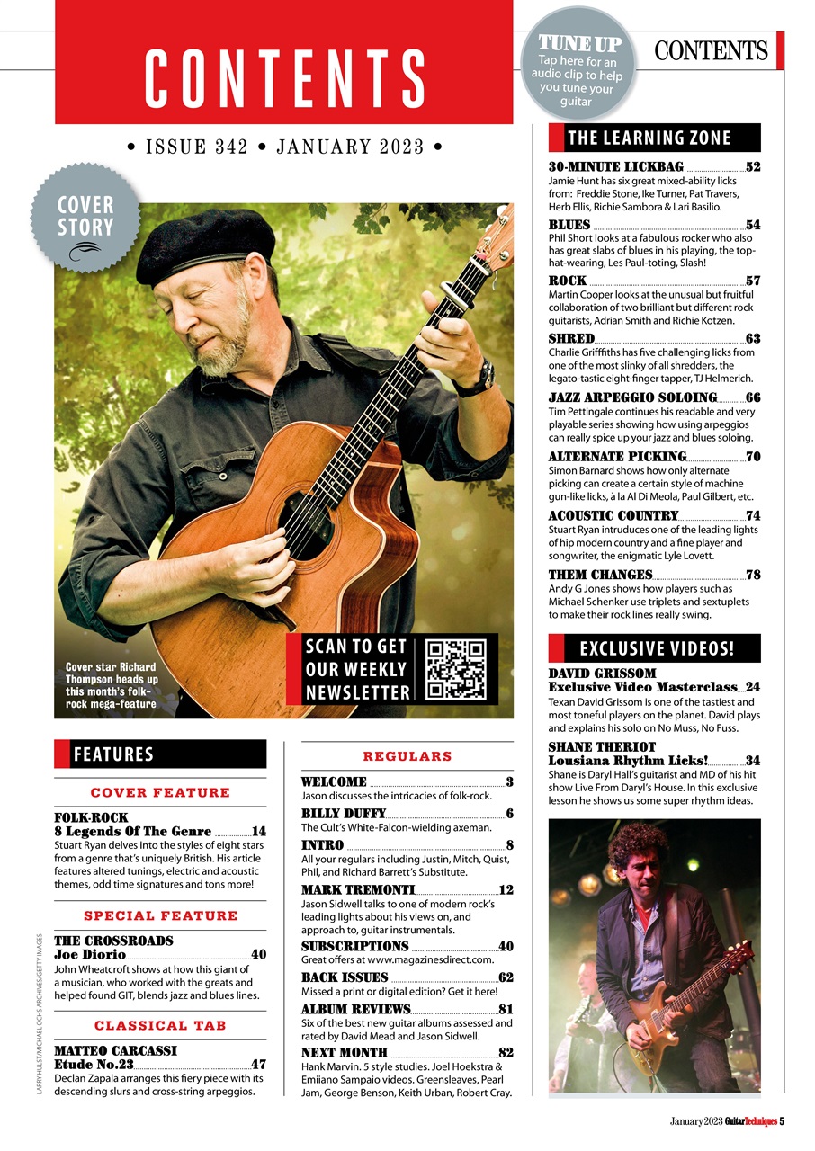 Guitar Techniques Preview Pages