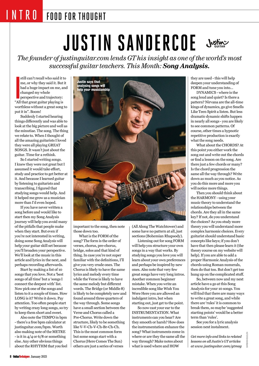 Guitar Techniques Preview Pages