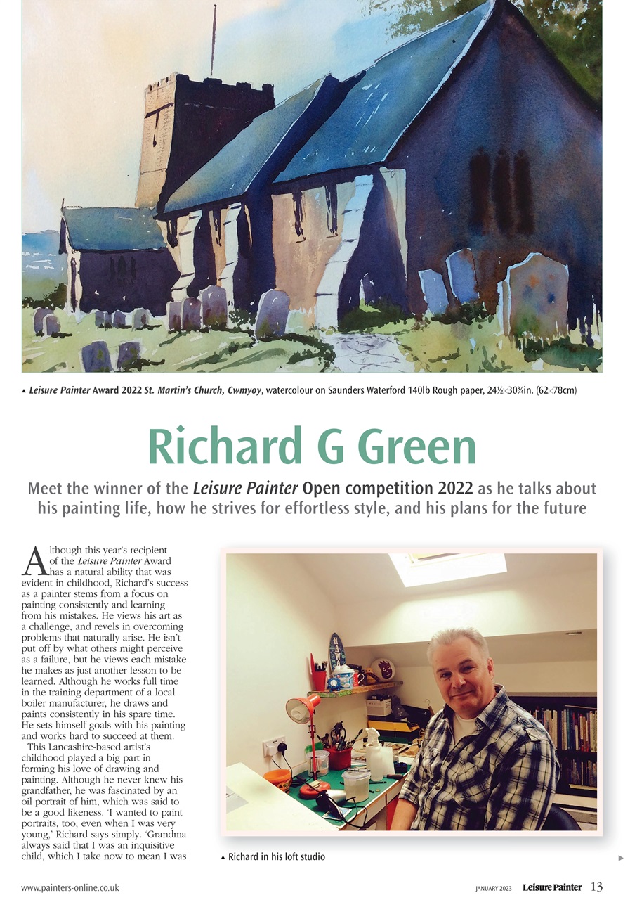 Leisure Painter & The Artist Preview Pages