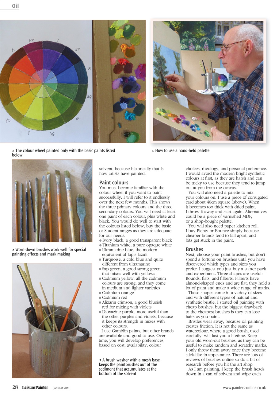 Leisure Painter & The Artist Preview Pages