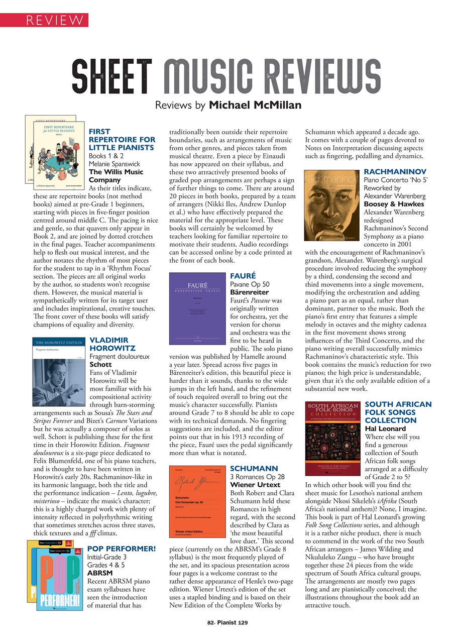 Pianist Preview Pages