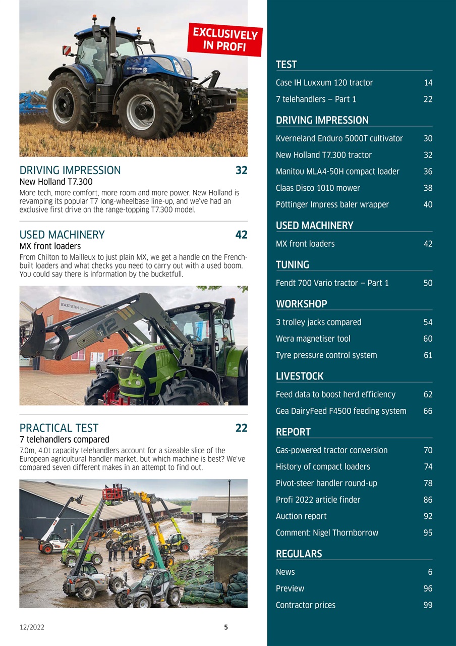 Profi International Preview Pages