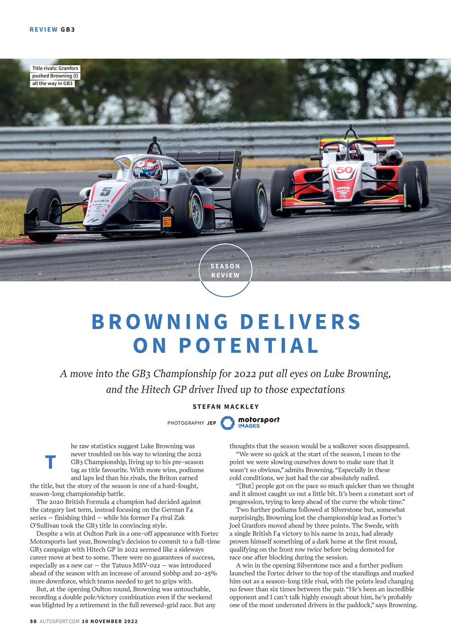 Autosport Preview Pages