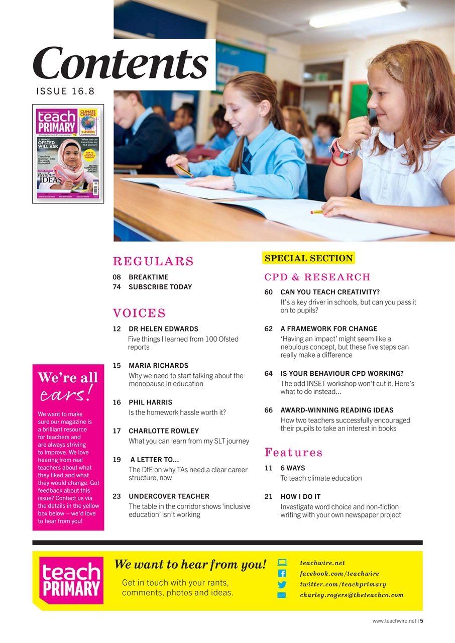 Teach Primary Preview Pages