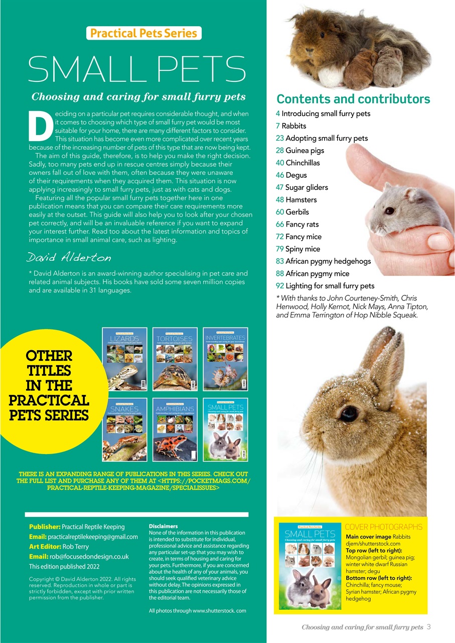 Practical Reptile Keeping Preview Pages