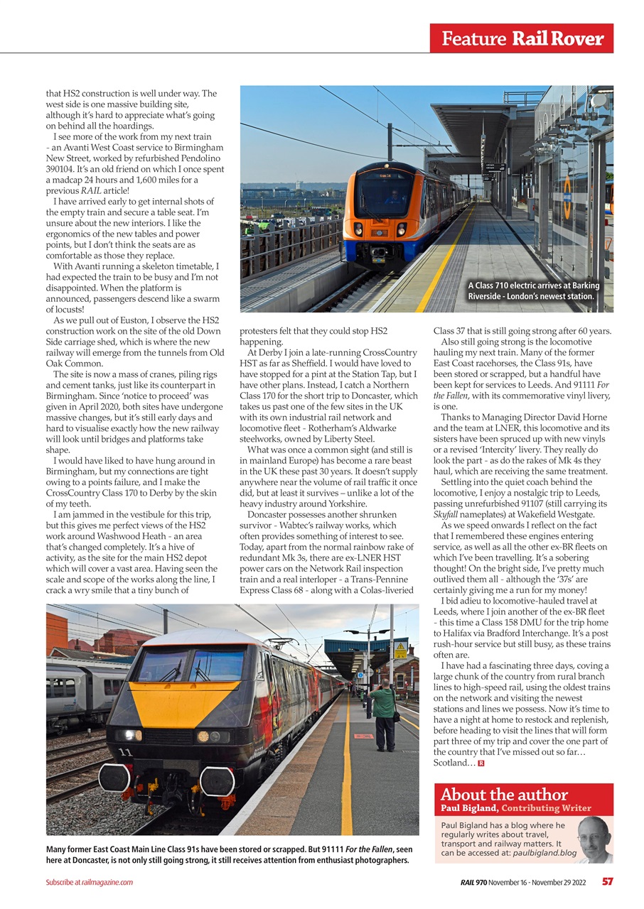 Rail Preview Pages