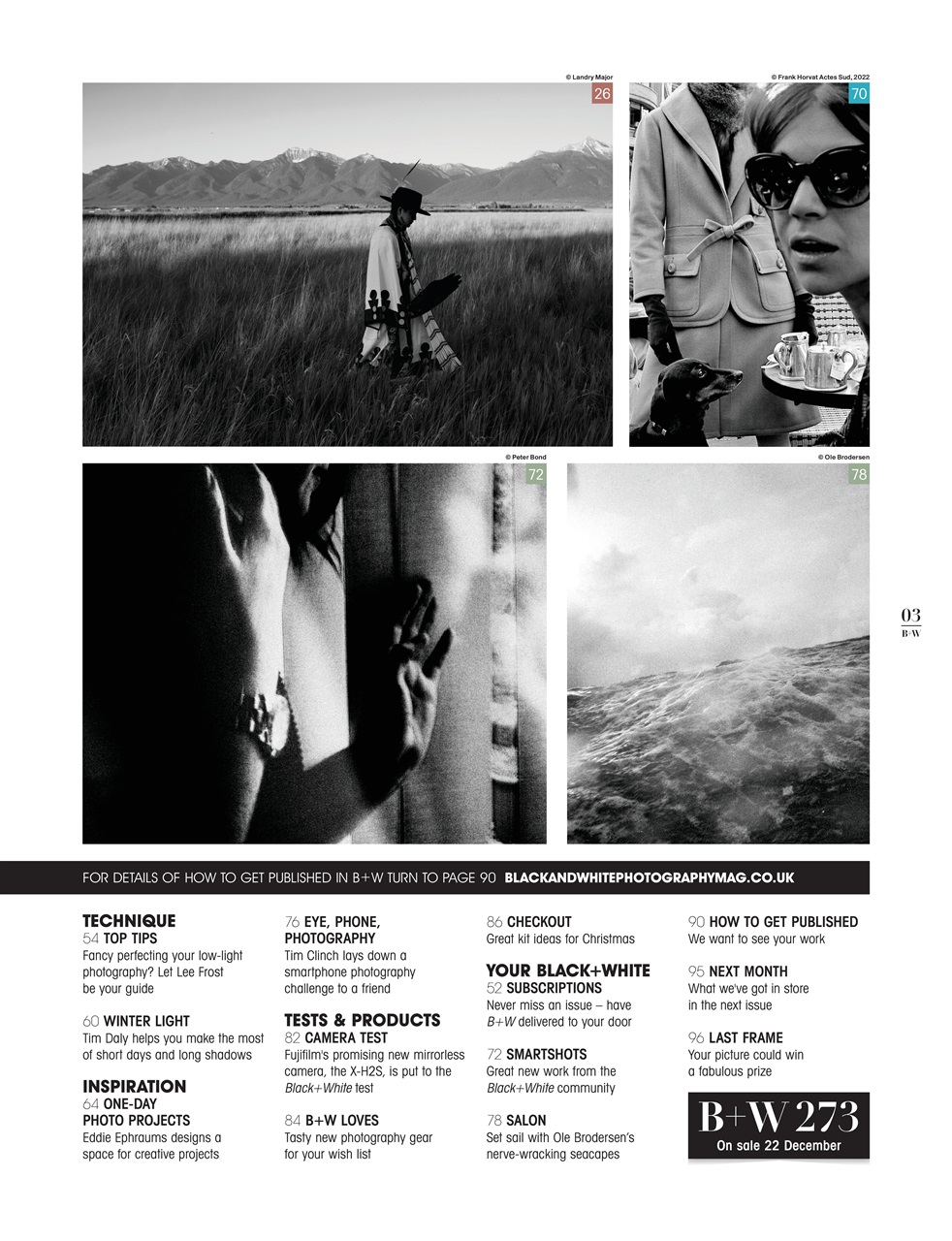 Black+White Photography Preview Pages