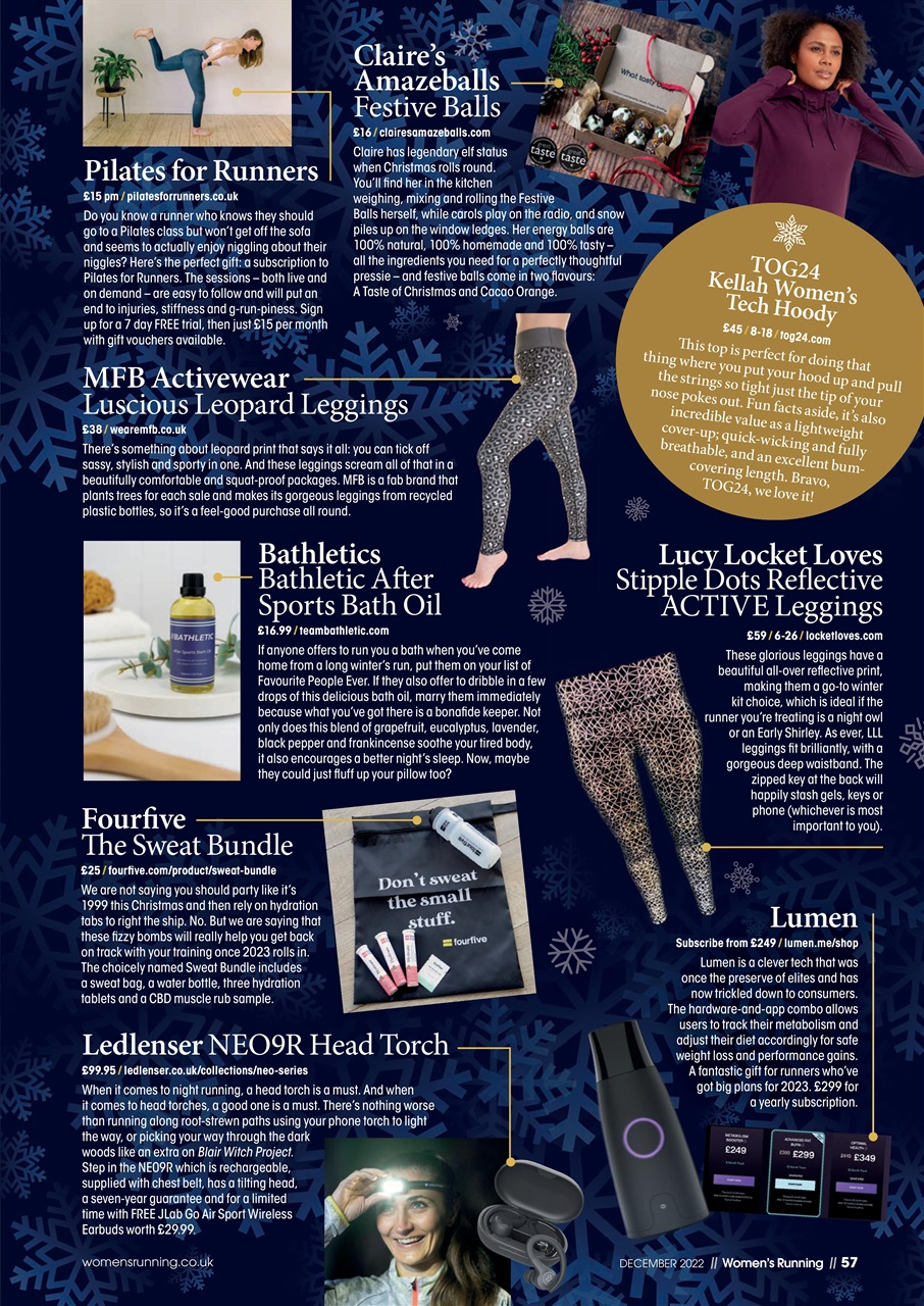 Women’s Running Preview Pages