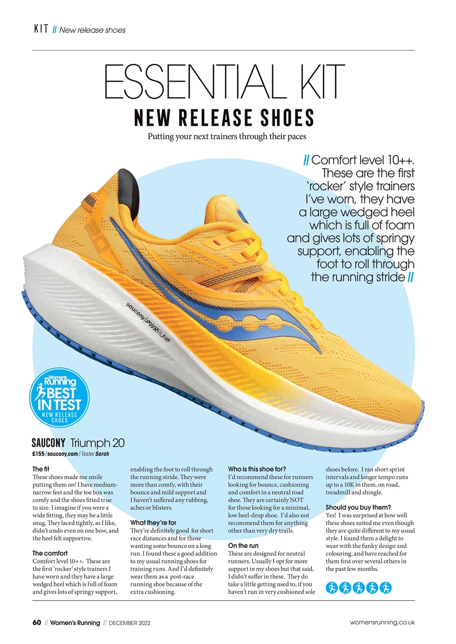 Women’s Running Preview Pages