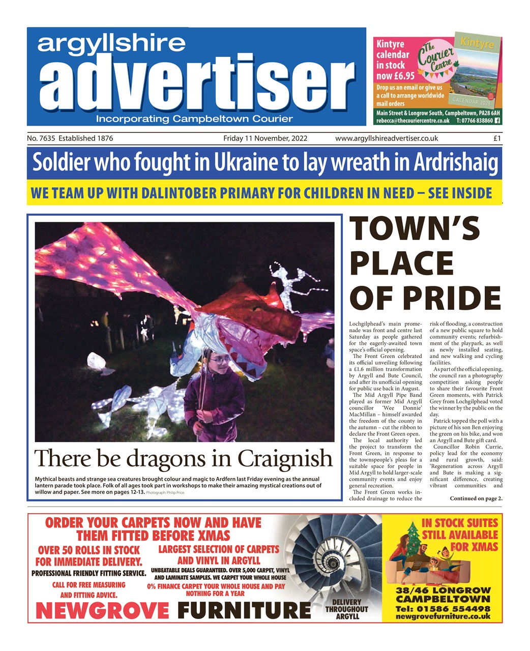 Argyllshire Advertiser Preview Pages