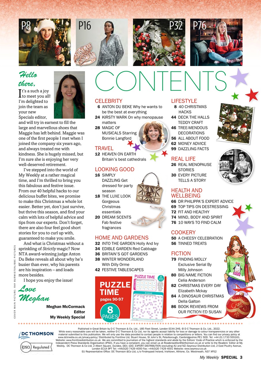 My Weekly Special Preview Pages