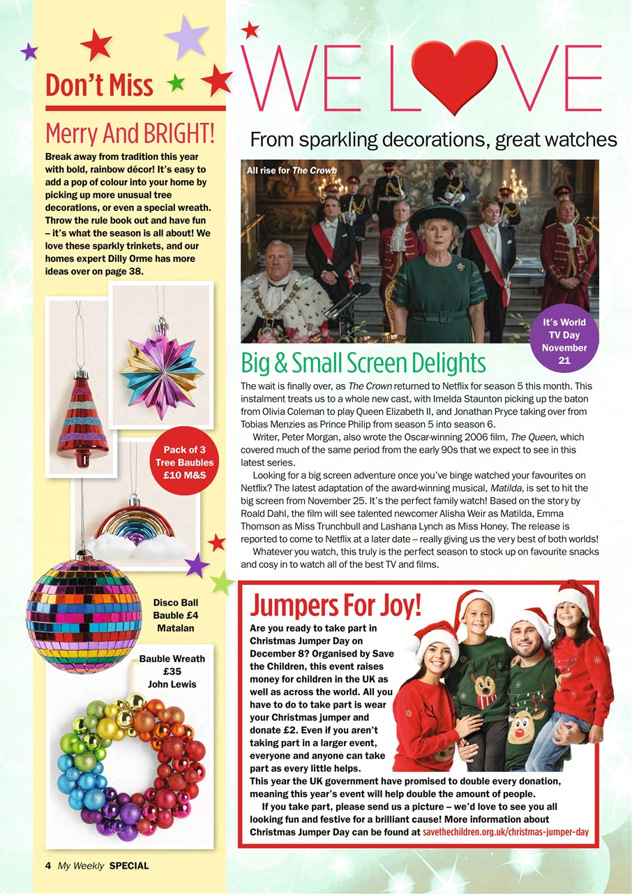 My Weekly Special Preview Pages