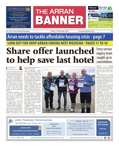 Arran Banner issue 